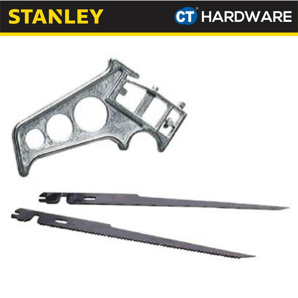 STANLEY 15-275 4-WAY KEYHOLE SAW COME WITH 2 BLADE ( WOOD & METAL ) 15275
