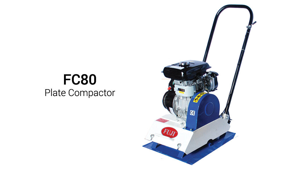 FUJI FC80EY20 PLATE COMPACTOR FC80 80KG C/W ROBIN ENGINE EY20-3DJ 19MM