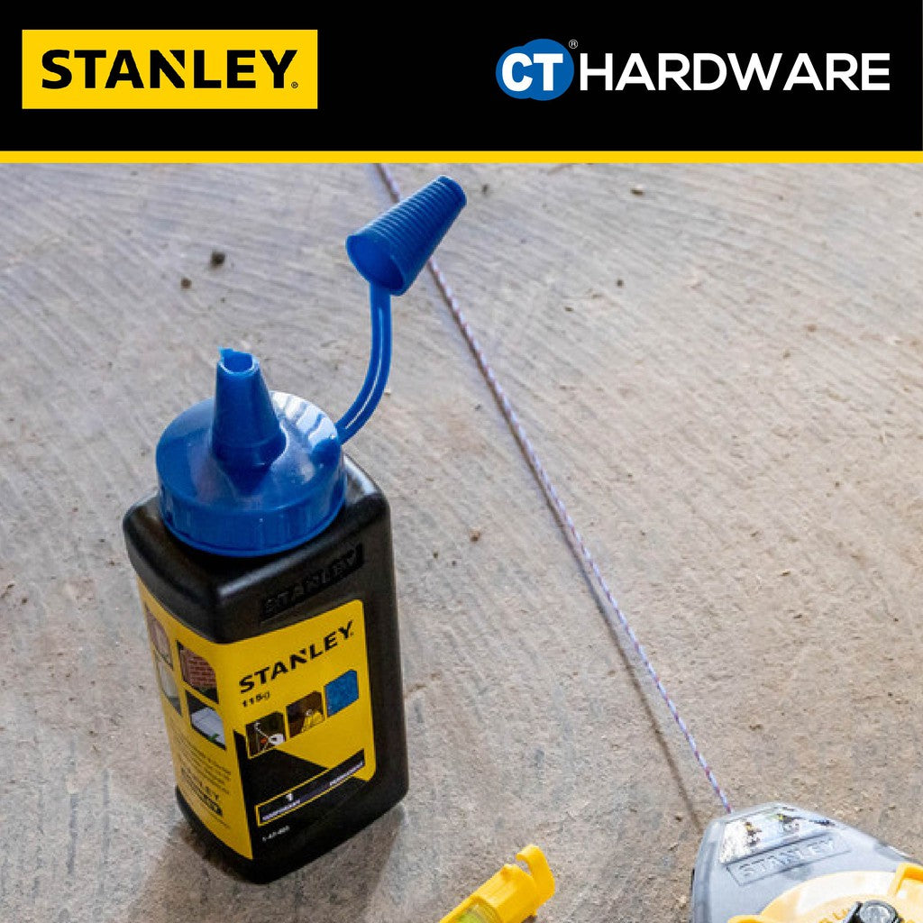 STANLEY 47-803-1-23 (47-803-1) CHALK REFILL BLUE POWDER 8OZ