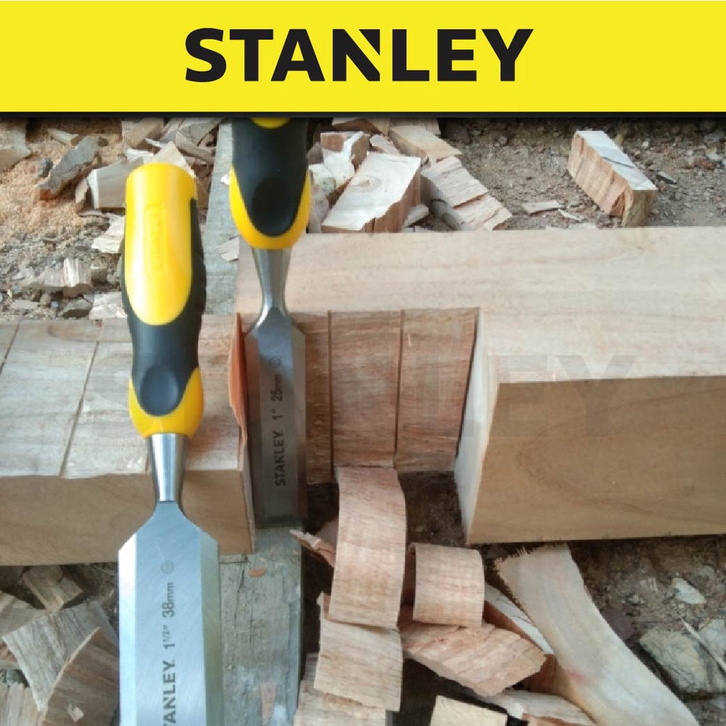 STANLEY (1PC) DYNAGRIP WOOD CHISEL SIZE 10MM | 12MM | 16MM | 18MM | 22MM | 25MM | 32MM | 38MM