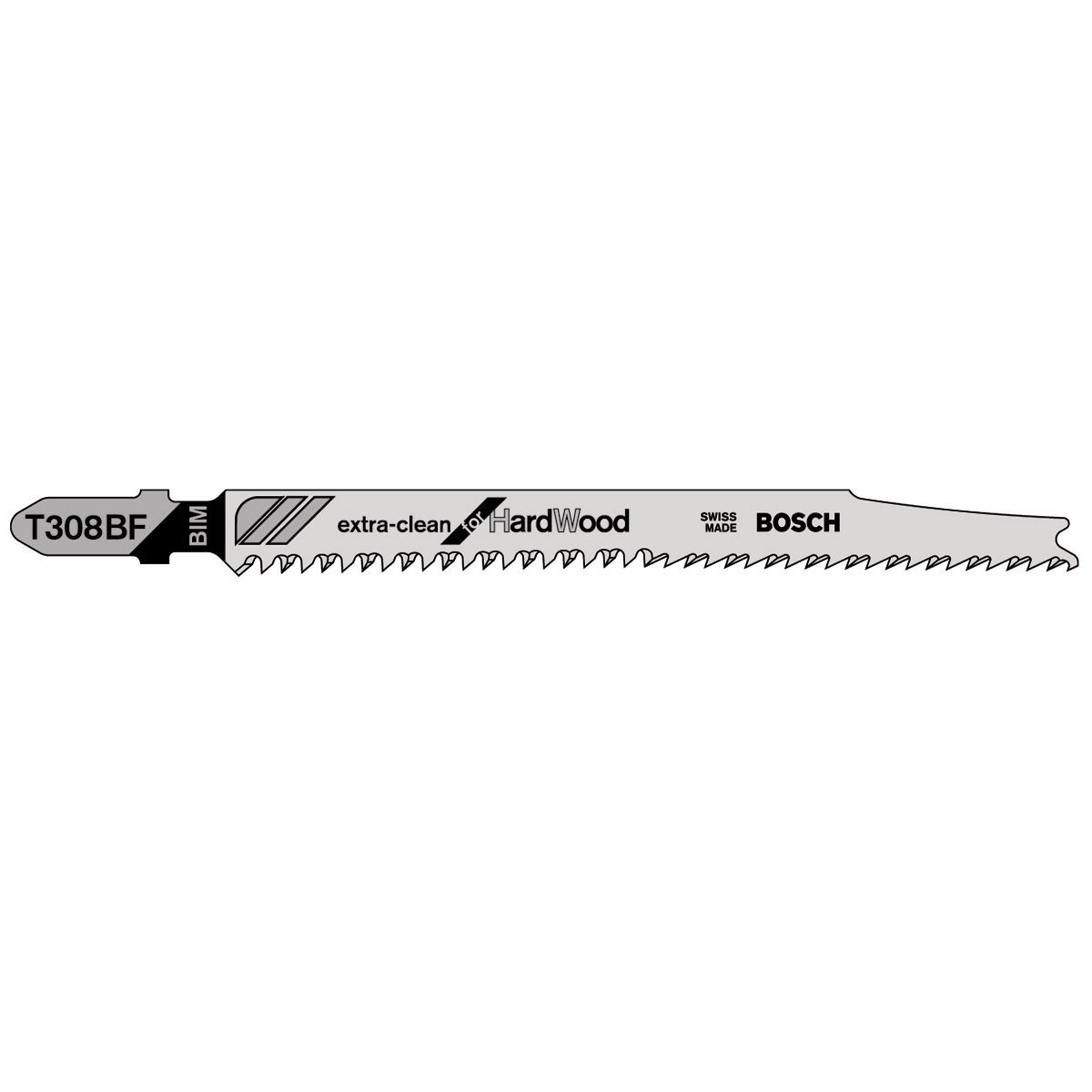 Bosch T308BF Jigsaw Blades - Extra Clean For Hardwood (5 Pack) 2608636569