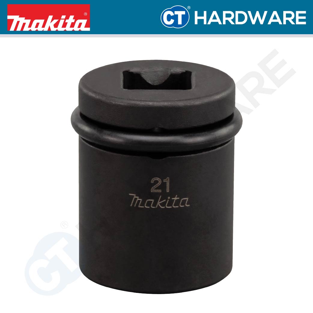 MAKITA 134838-2 IMPACT SOCKET SQUARE DRIVE 1/2" 21 X 38MM