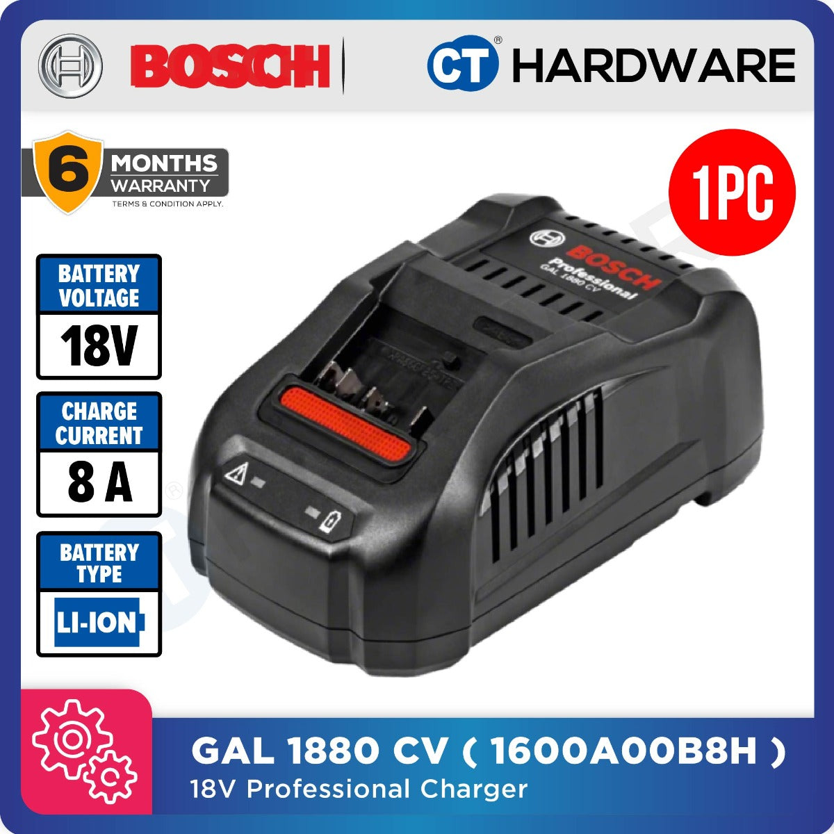 Bosch ProCore 18V Lithium-Ion Battery Packs & Chargers - 1PC