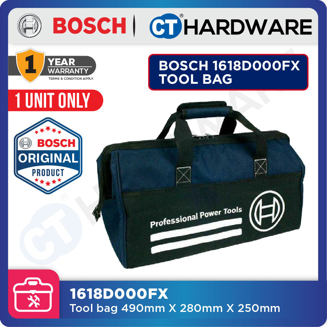 🎁 Bosch 1618D000FX Tool Bag 490mm x 280mm x 250mm (100% off)