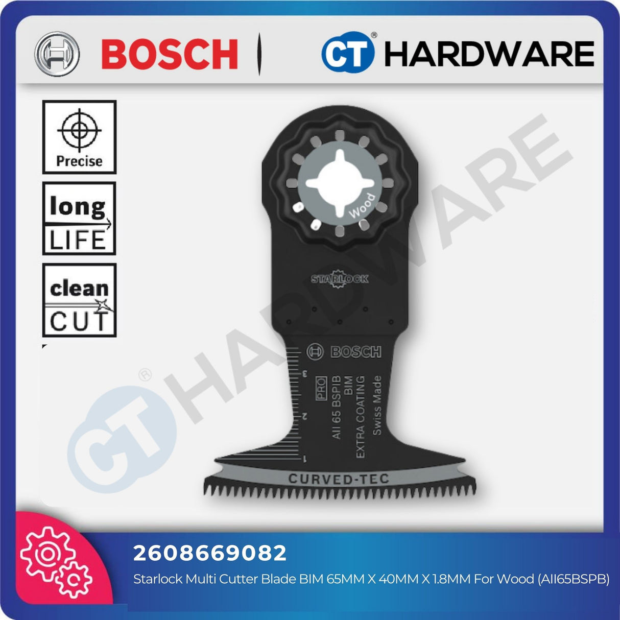 Bosch (AII65BSPB) Plungecut Multi-Cutter Sawblade for HardWood 2608669082