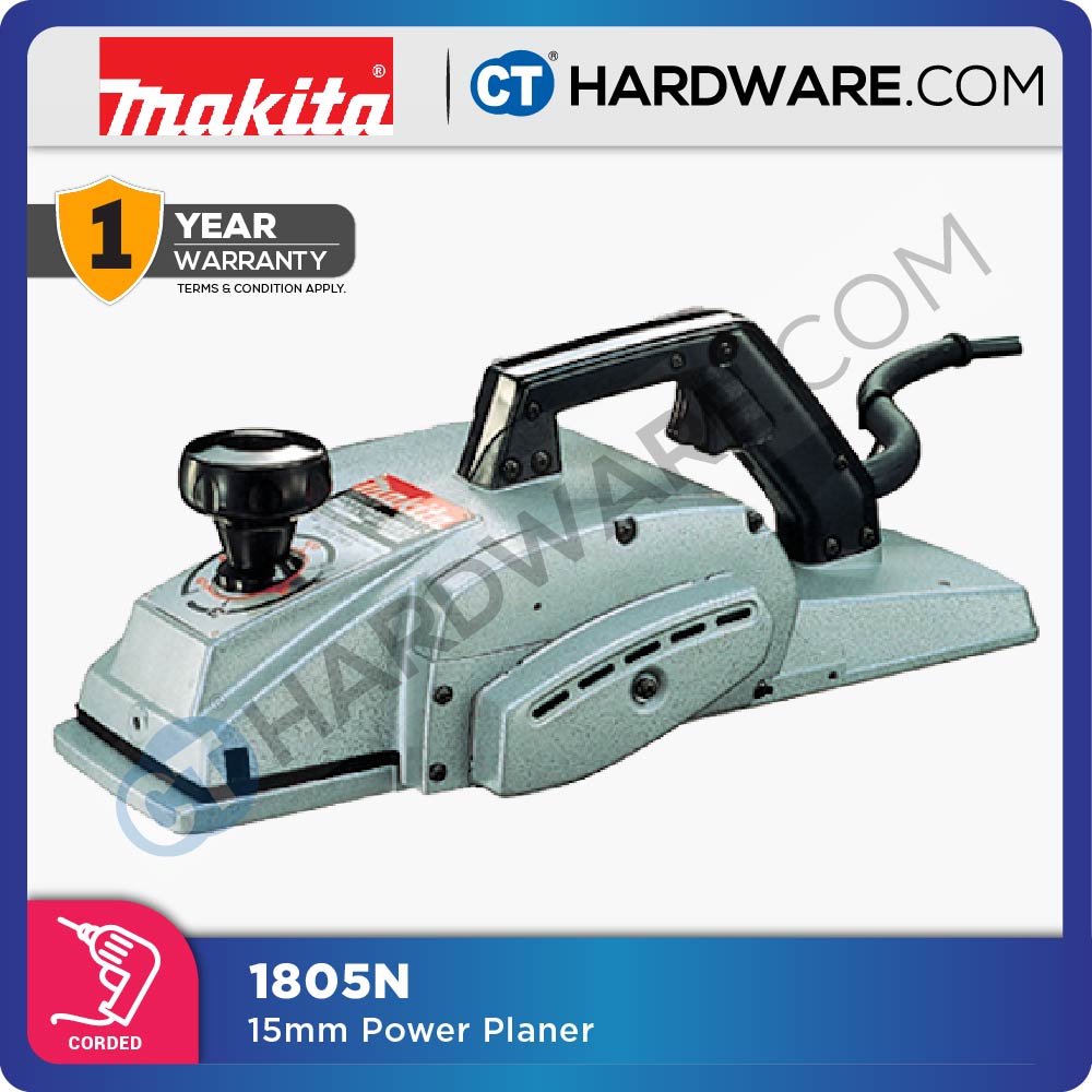 Makita 1805N Power Planer 1140W 6-1/8" 155mm