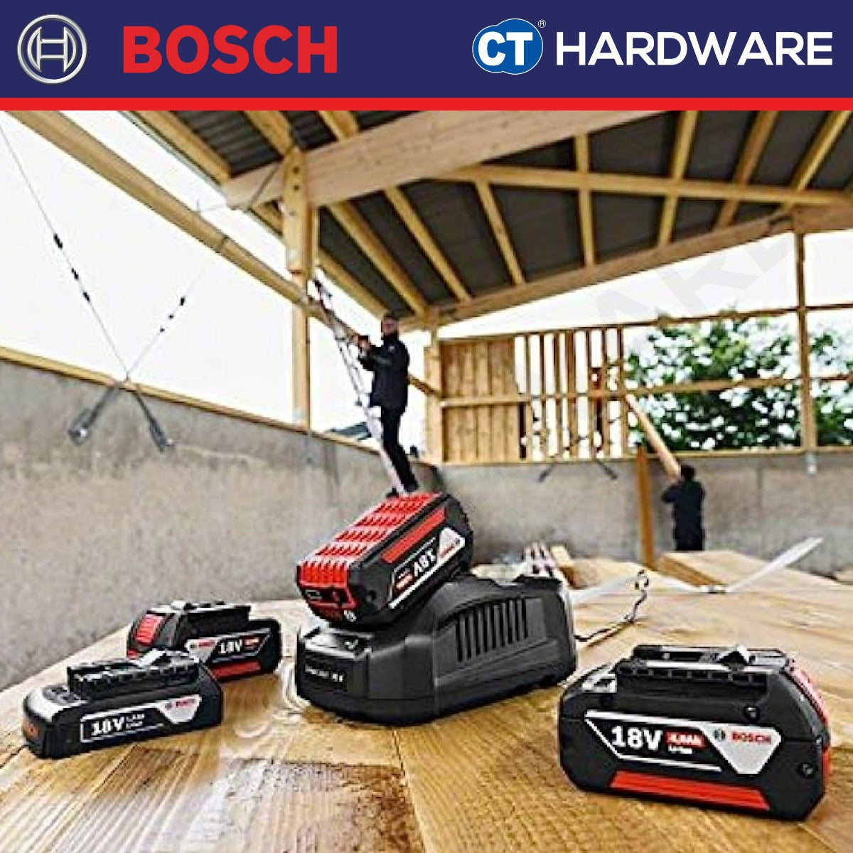 Bosch ProCore 18V Lithium-Ion Battery Packs & Chargers - 1PC