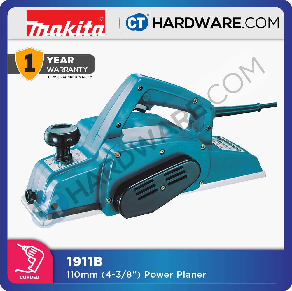 Makita 1911B Power Planer 840W 4-3/8" 110mm
