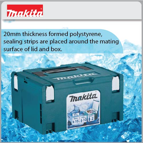 Makita 198254-2 Makpac Connector Cool Box Case Type 3 11l For Makp4