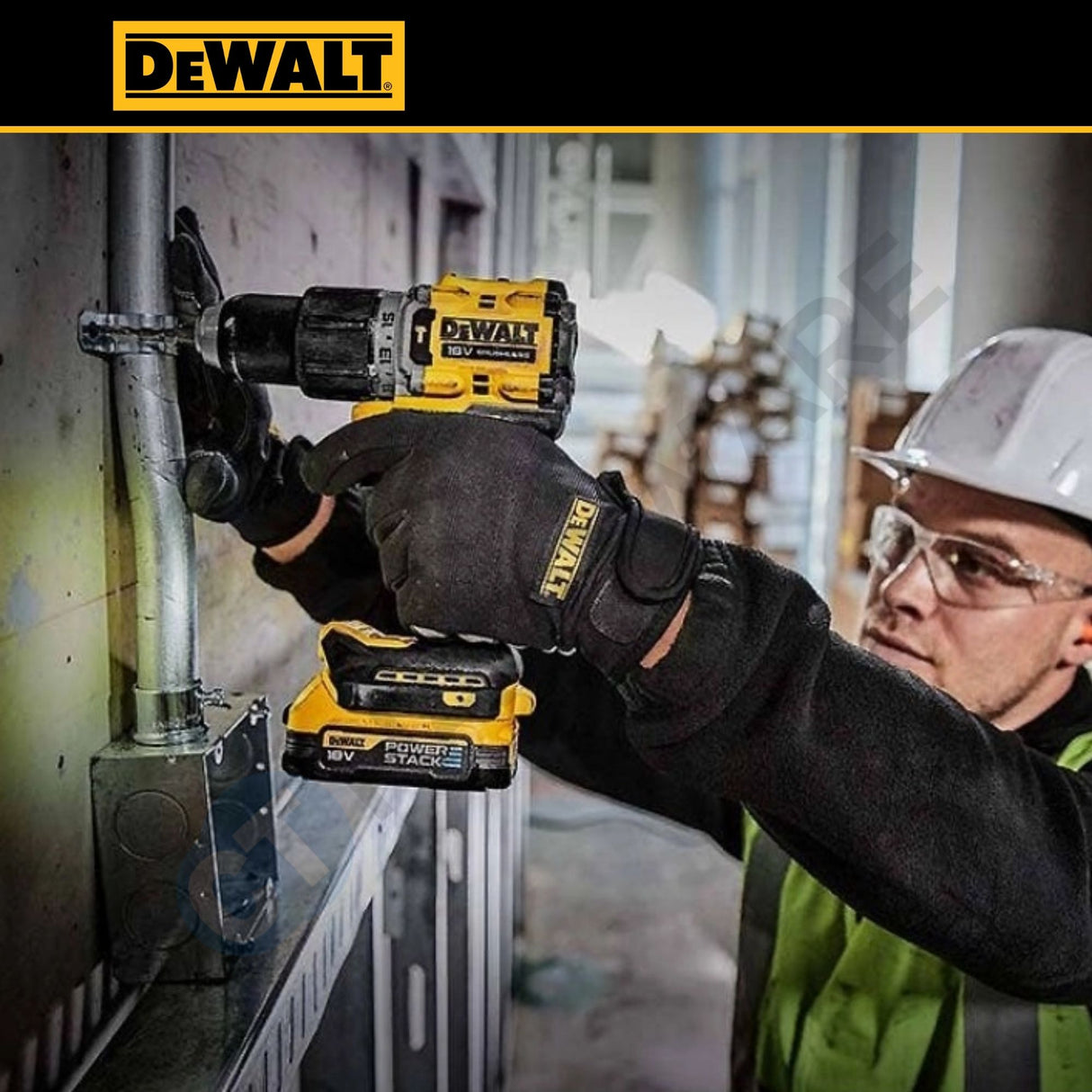 DEWALT DCD806S1T-B1 20V MAX XR Cordless Hammer Drill with 3.5Ah POWERSTACK Battery & Charger