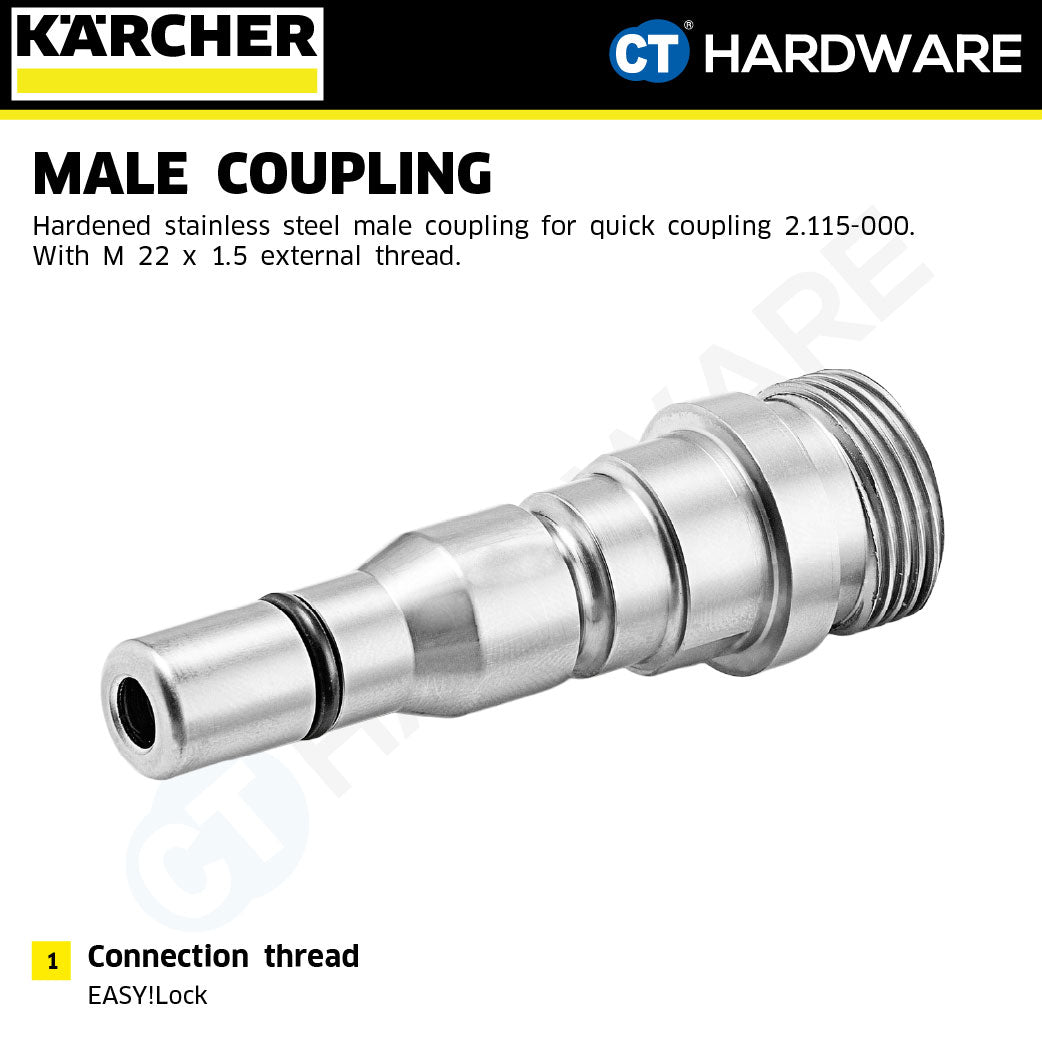 Karcher 21150010 Male Coupling