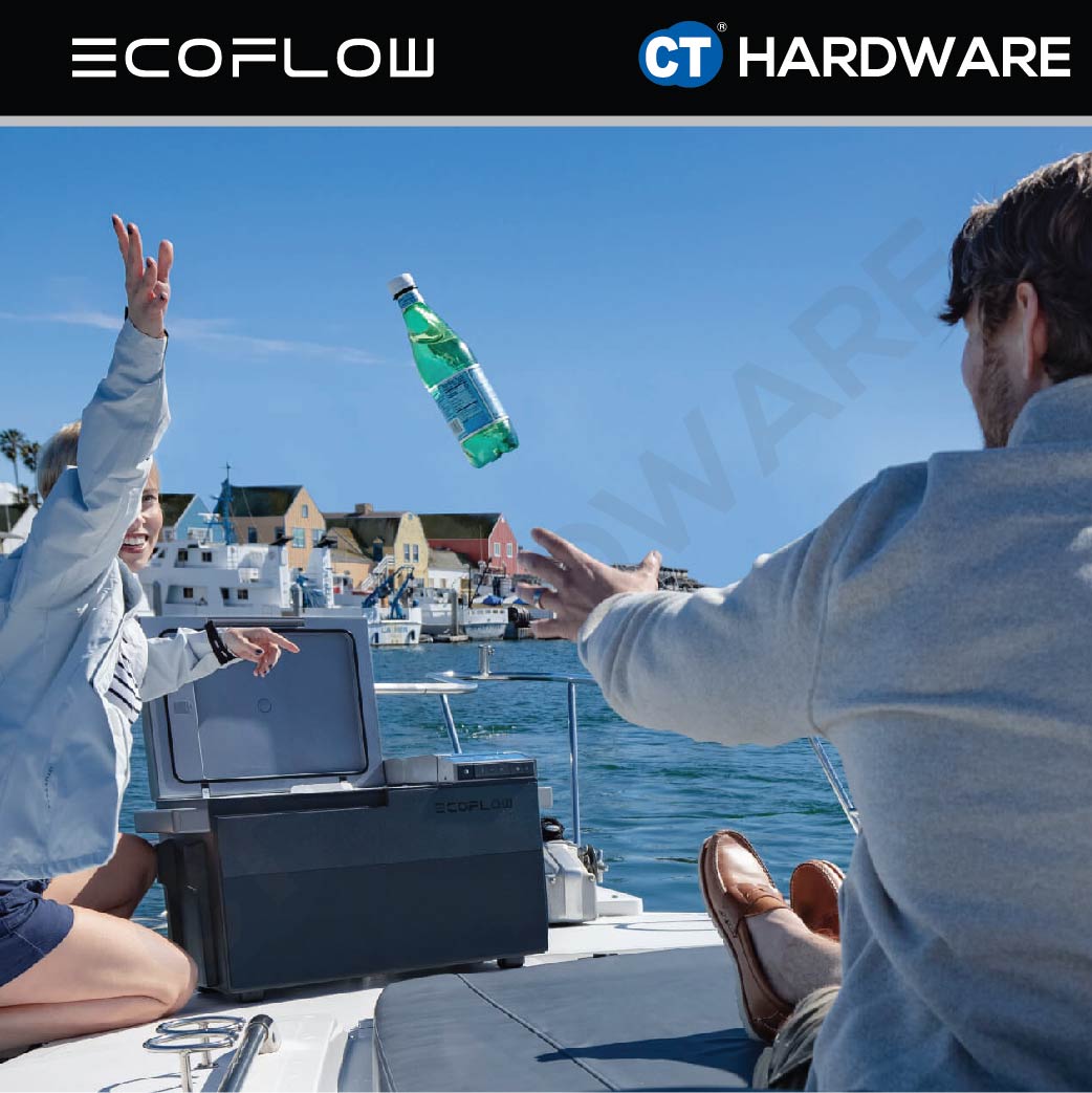 ECOFLOW GLACIER PORTABLE REFRIGERATOR 38L POWER RATING 120W 23KG