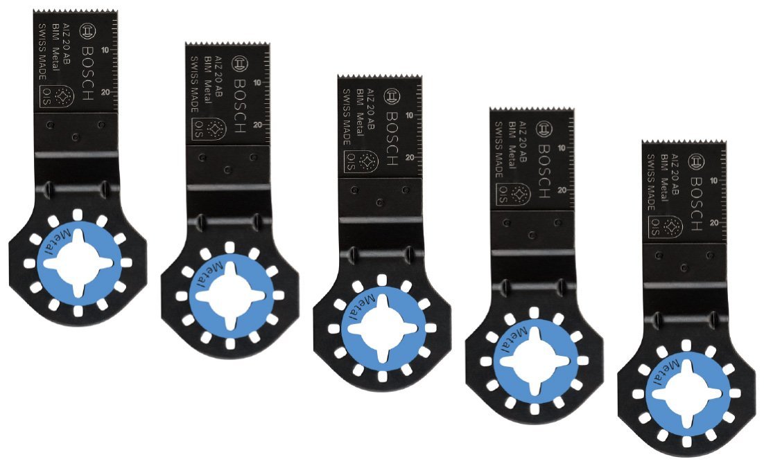 Bosch AIZ 20 AB Plunge Cut Multi-Cutter Saw Blade For Metal (5-Pack) 2608661628