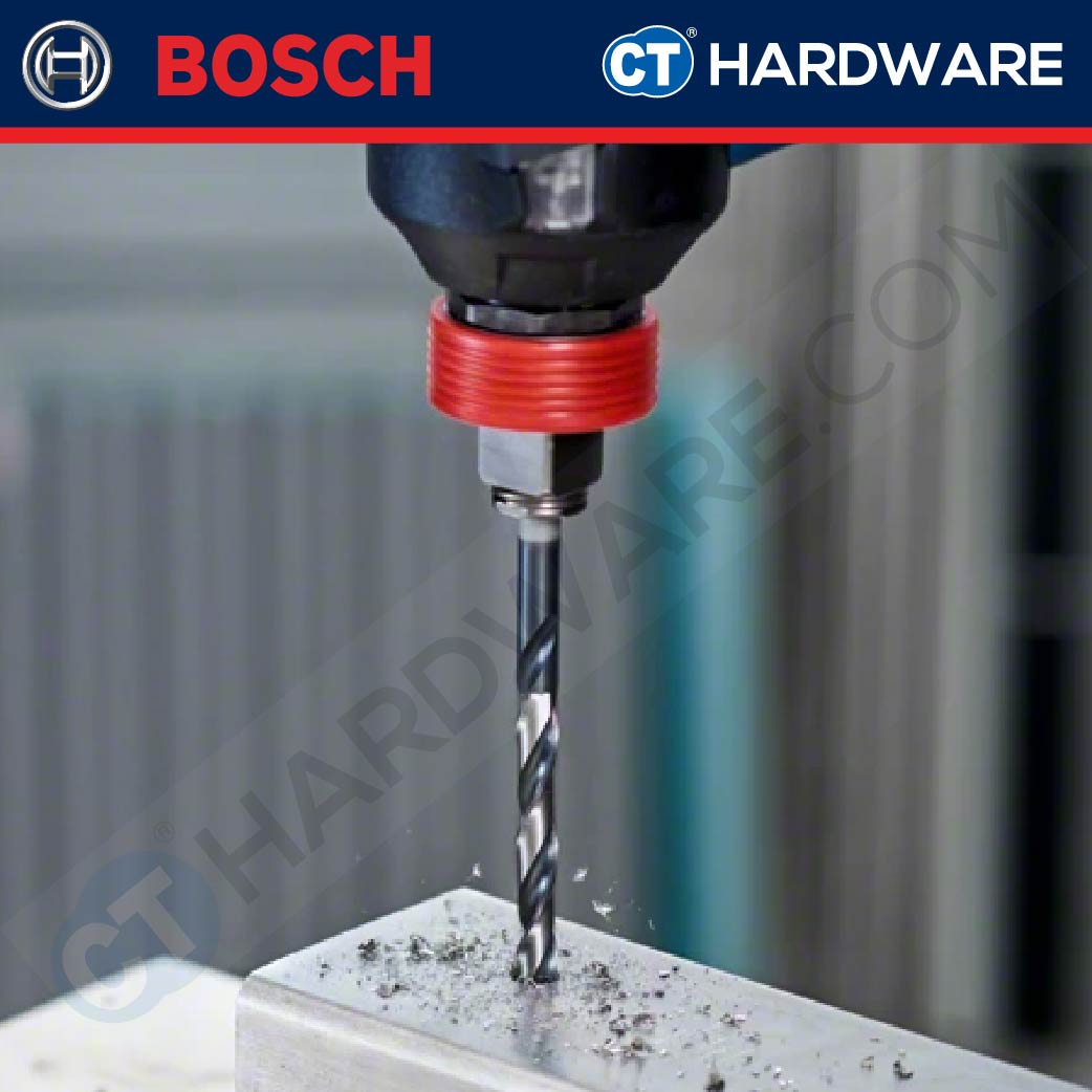 Bosch Impact Control Hex Shank HSS-G Metal Drill Bit 1/4" 2mm - 8mm