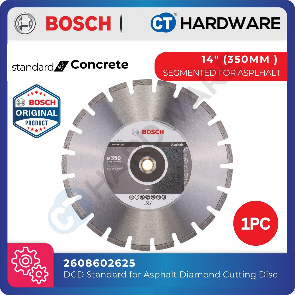 Bosch Diamond Blade For Asphalt 2608602625