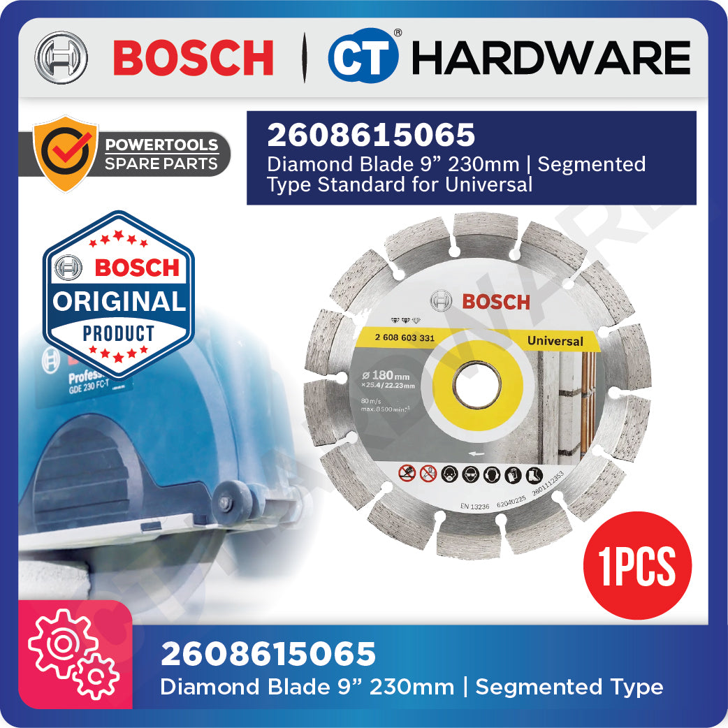 Bosch PRO 2608615065 Multi Material Diamond Cutting Disc 230mm x 22.23mm