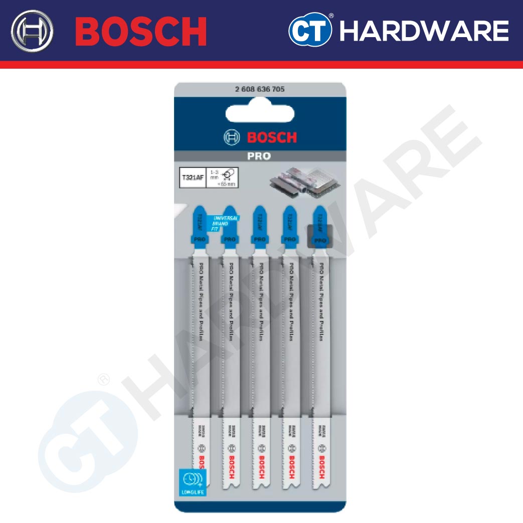 Bosch T318A Jigsaw Blades - For Metal (5 Piece) 2608631319
