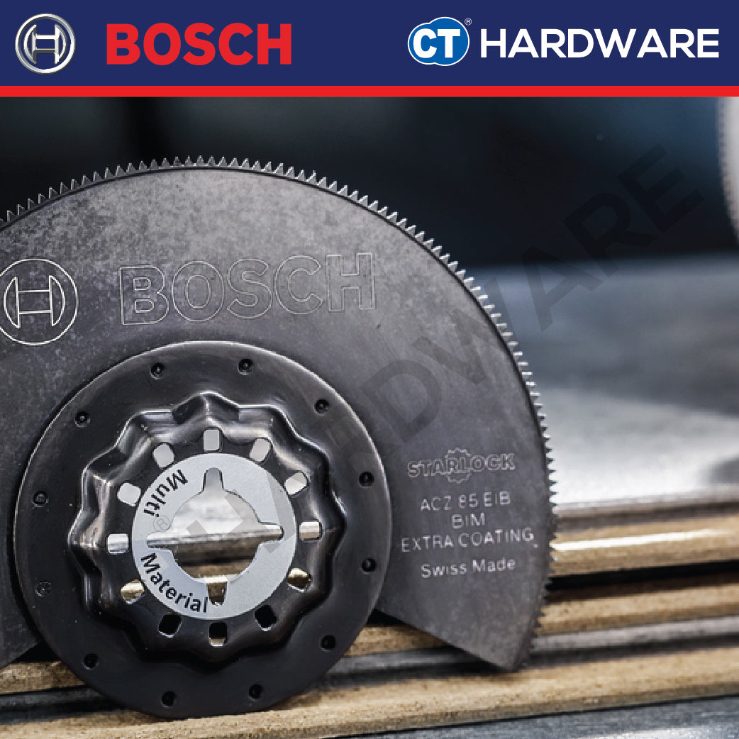 Bosch 2608669086 PRO ACZ85EIB Starlock Multi-Cutter Blade Bim 85MM, Wood, Metal, Plastic, Vinyl, PVC, Coated Boards