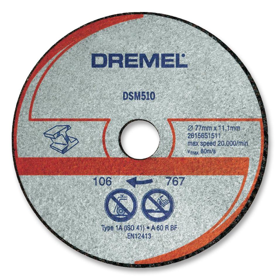 Dremel 2615S510JA DSM510 Metal/Plastic Cutting Disc (Dremel DSM2034) #DSM510