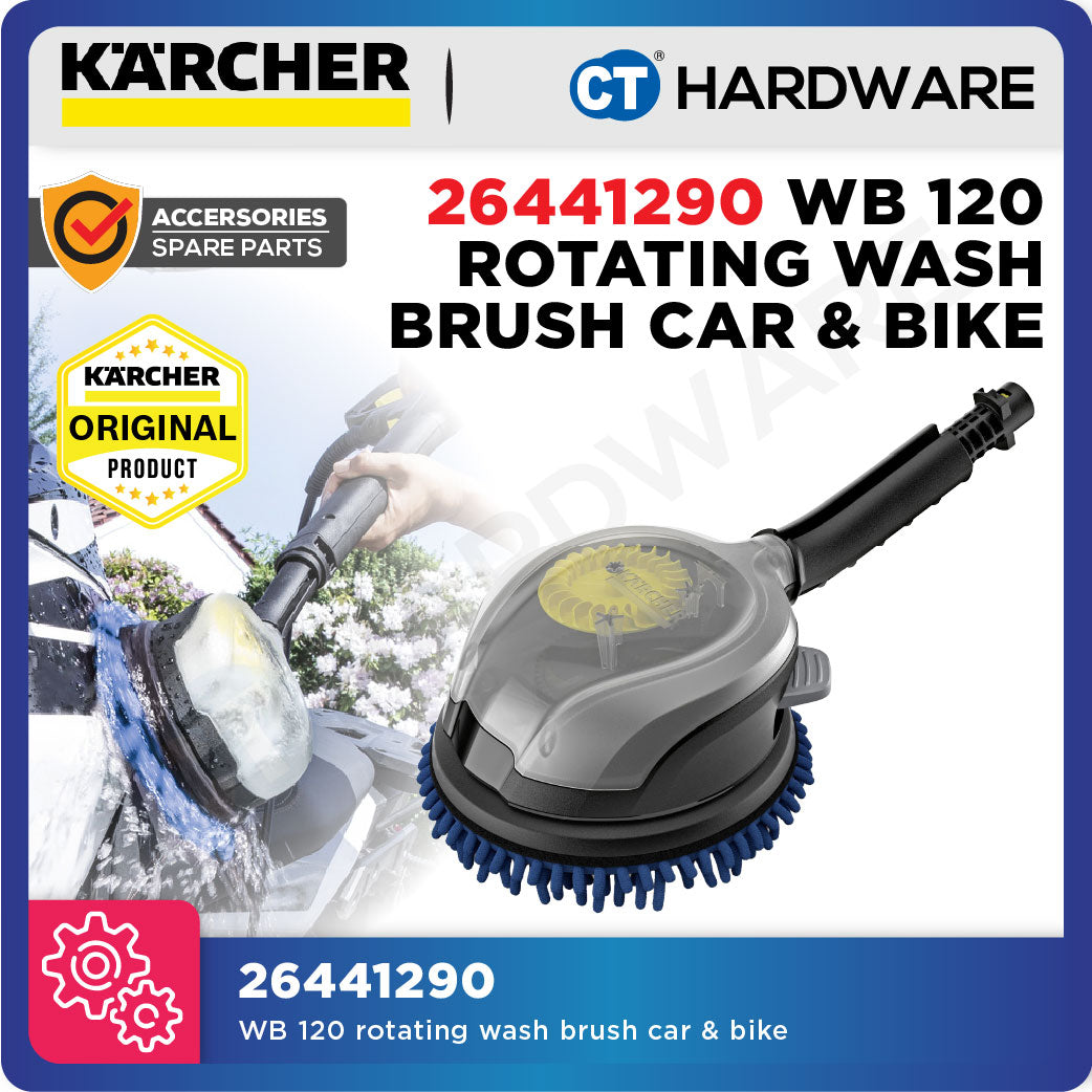 Karcher 26441290 WB 120 rotating wash brush car & bike