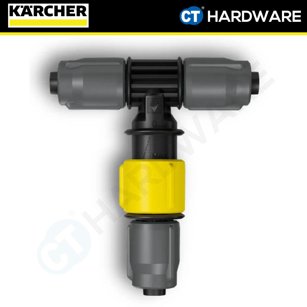 Karcher 26452310 T-Connector with Water Flow Regulation