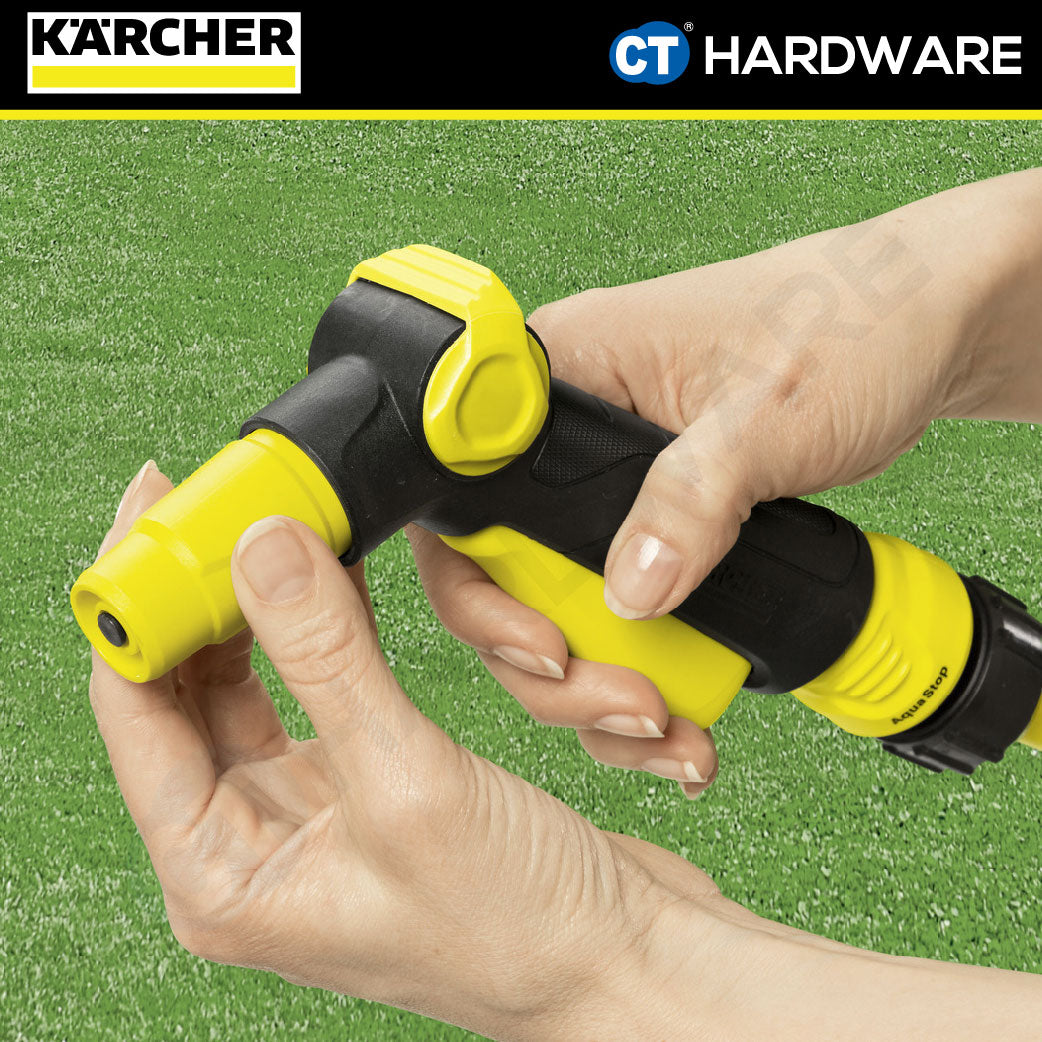 Karcher 26452650 Spray Gun, Spray Pattern Adjustable, Trigger Lock, Water Regulation
