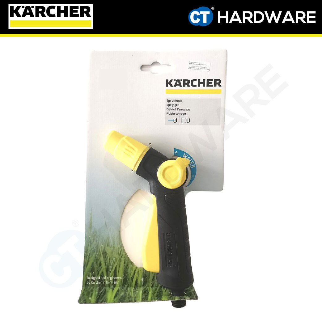 Karcher 26452650 Spray Gun, Spray Pattern Adjustable, Trigger Lock, Water Regulation