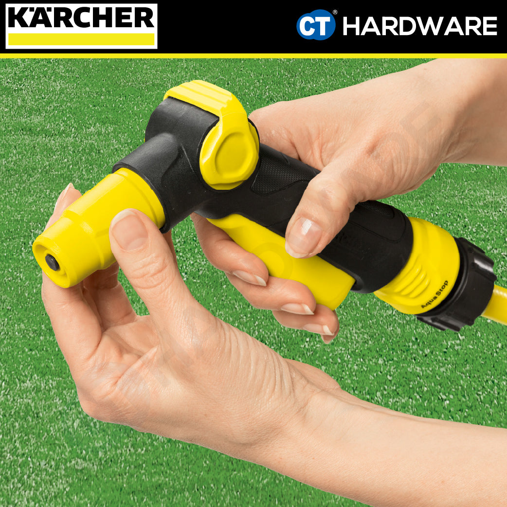 Karcher 26452650 Spray Gun, Spray Pattern Adjustable, Trigger Lock, Water Regulation