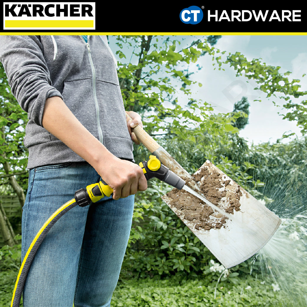 Karcher 26452890 Spray Gun Set, Spray Pattern Adjustable, Trigger Lock, Water Regulation