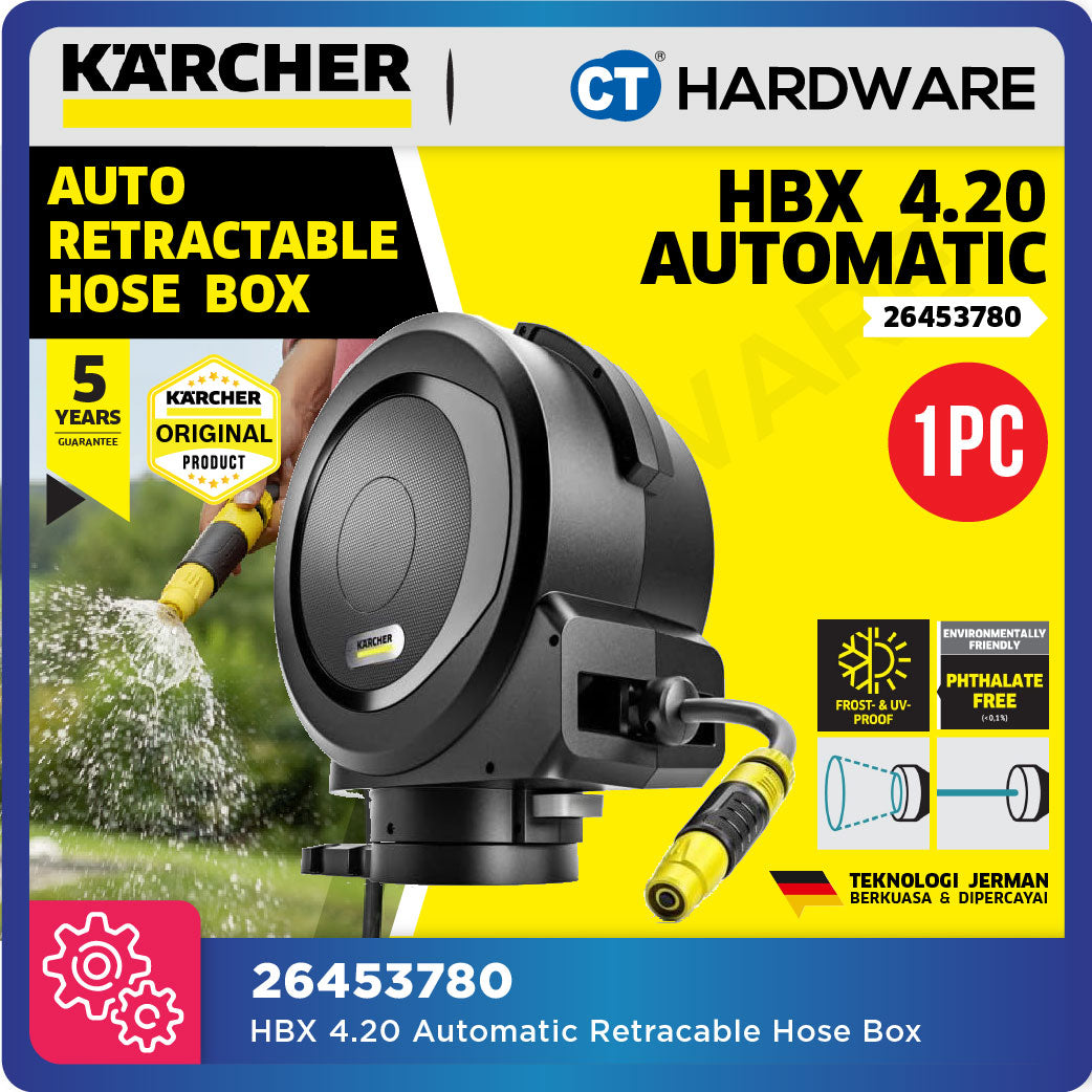 Kärcher 2.645-378.0 HBX 4.20 Automatic Retractable Hose Box Set 20m
