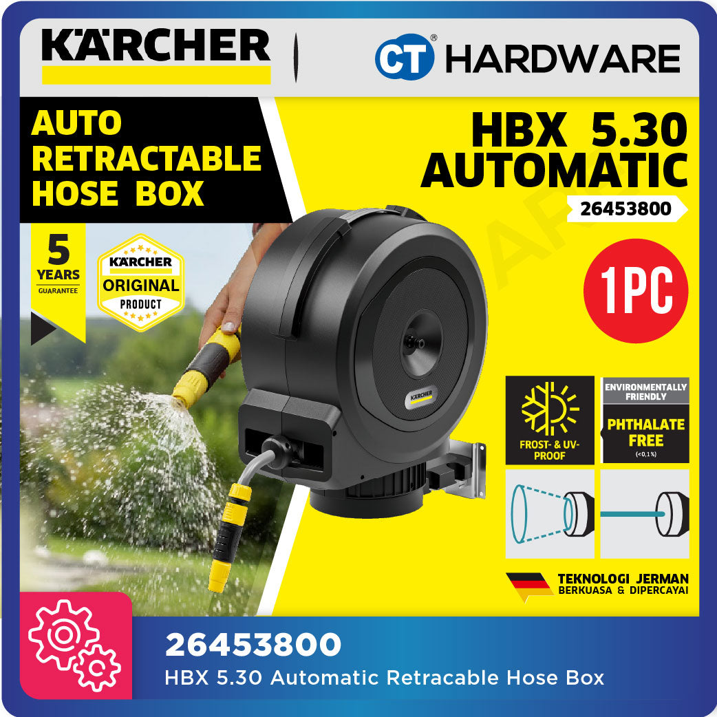 Kärcher 2.645-380.0 HBX 5.30 Automatic Retractable Hose Box Set 30m