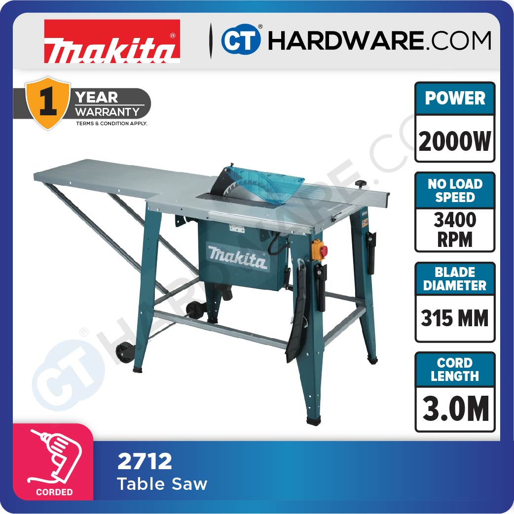 Makita 2712 Table Saw 315mm 2000W