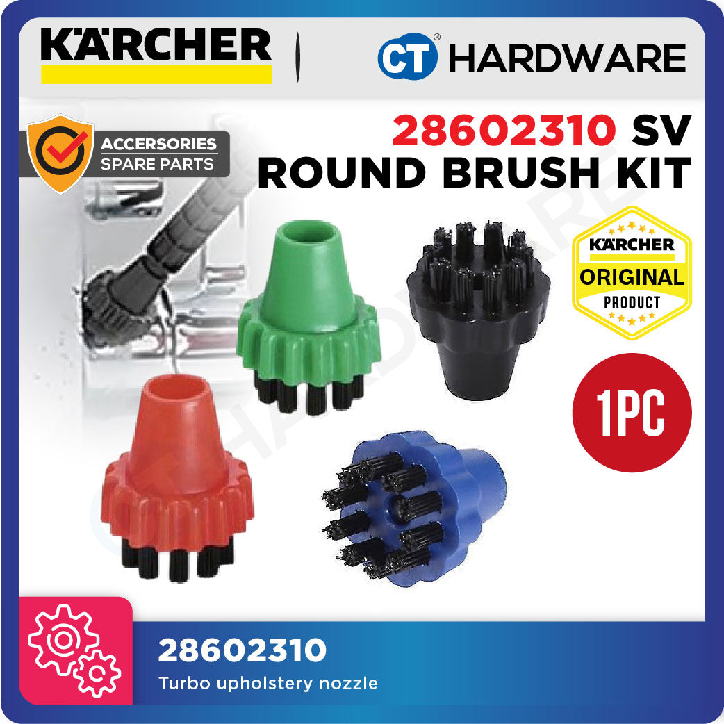 Karcher 28602310 SV Round Brush Kit