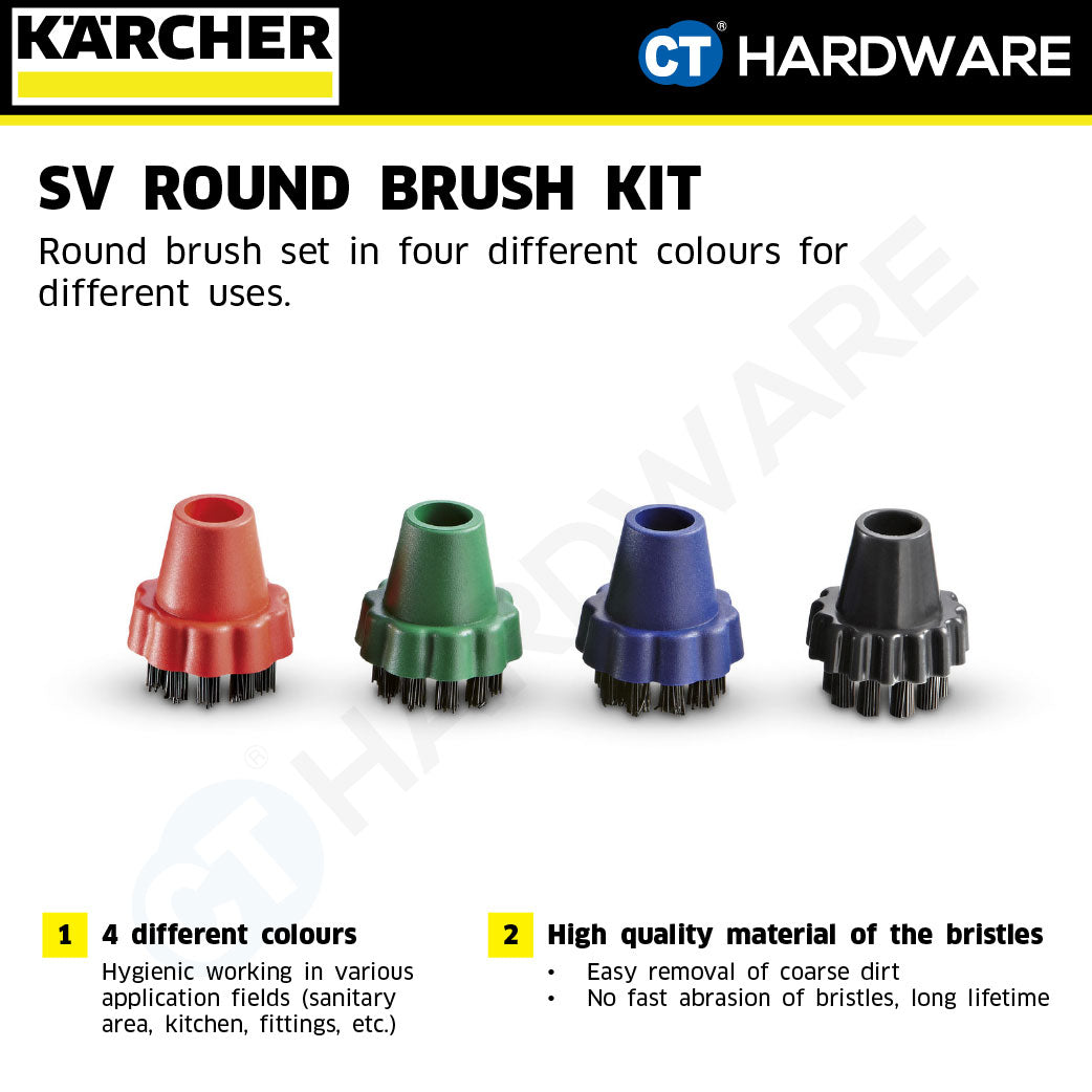 Karcher 28602310 SV Round Brush Kit