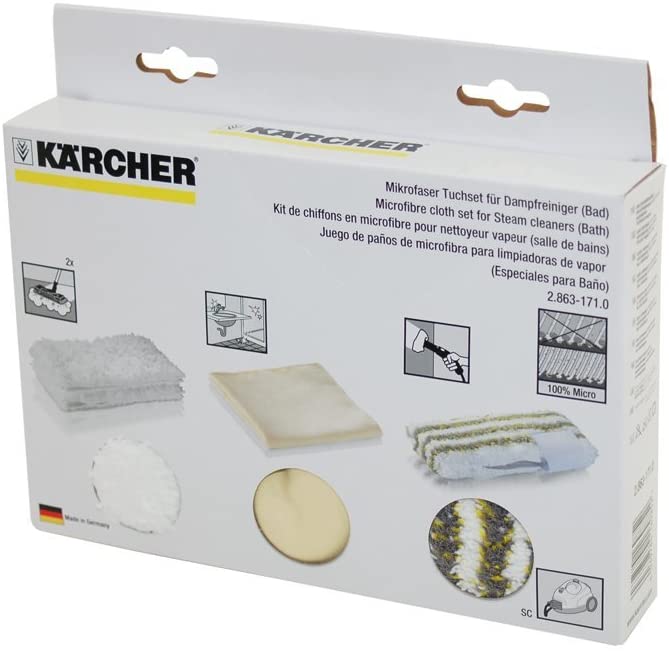 Karcher 28631710 Microfiber Cloth Kit For Bathrooms