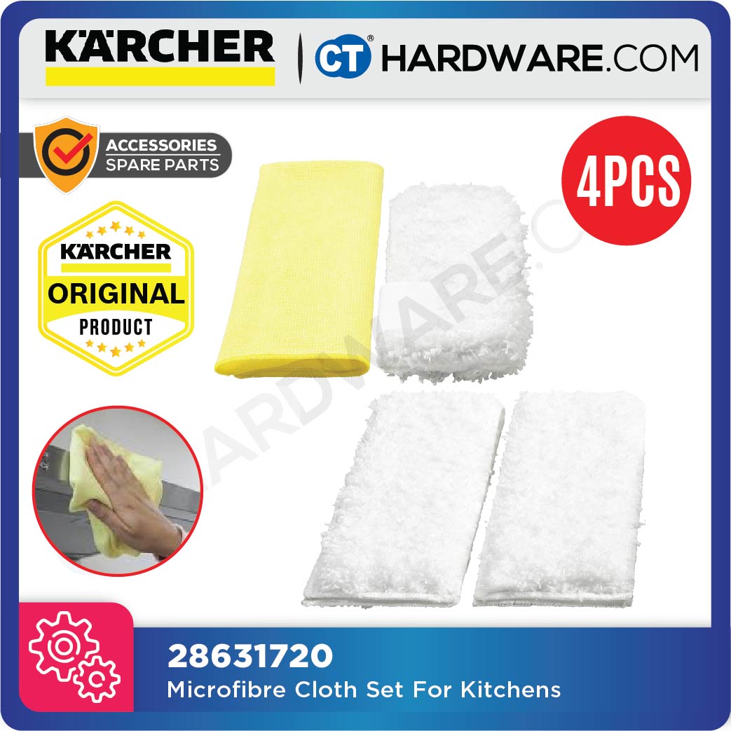 Karcher 28631720 MIcrofibre Cloth Kit for Kitchens