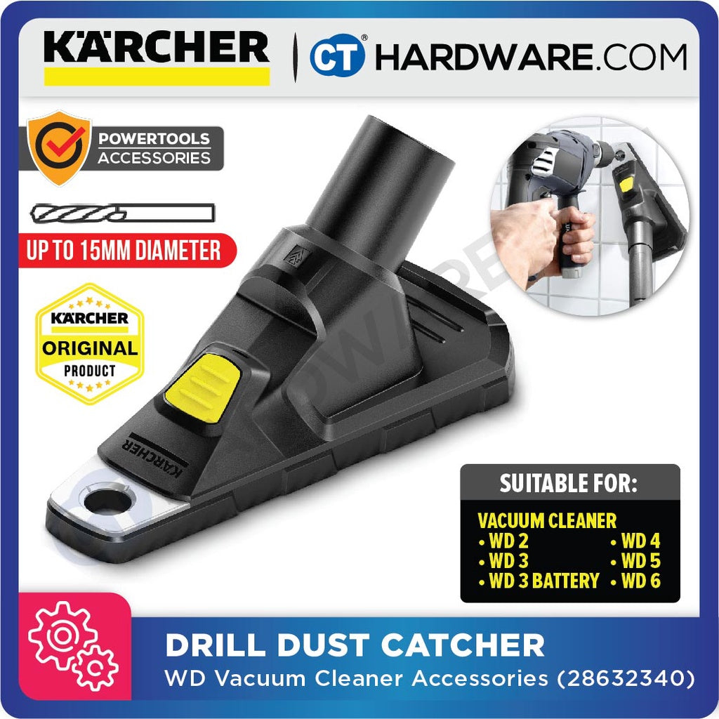 Karcher 28632340 Drill Dust Catcher for WD Series Vacuum Cleaners