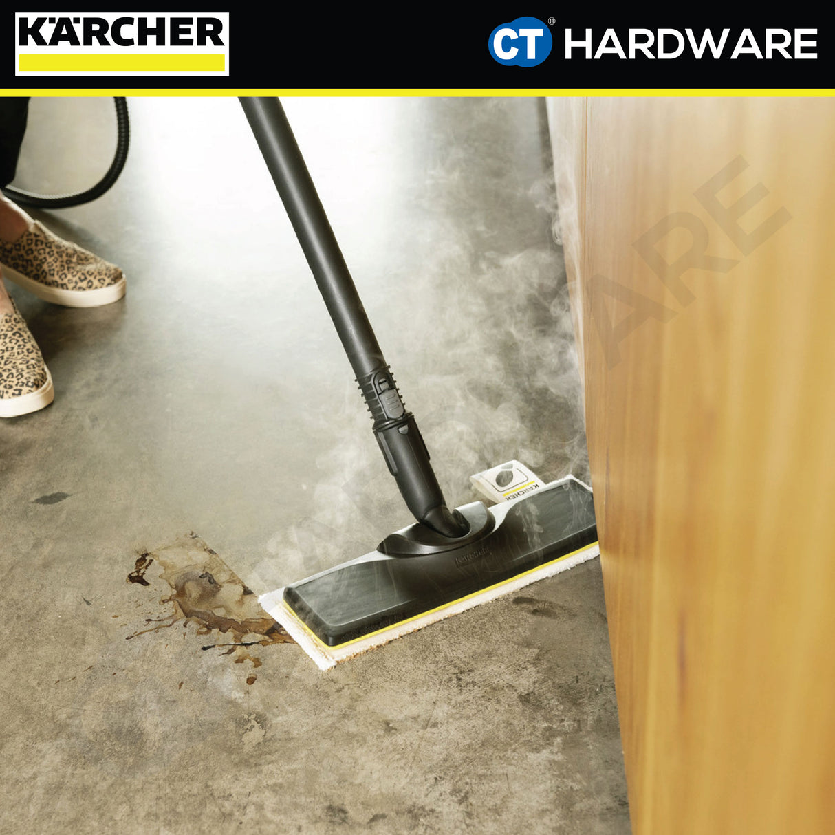 Karcher Microfibre Cloth Set with Garment Steamer for SC Series Steam Cleaner | 28632590 + 28633320 | Offer Set