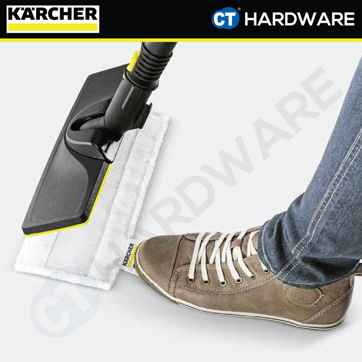 Karcher 28632590 Microfibre Cloth Set For Floor Nozzle EasyFix