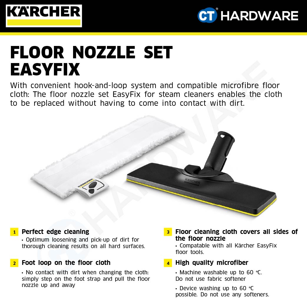 Karcher 28632670 Floor nozzle set EasyFix