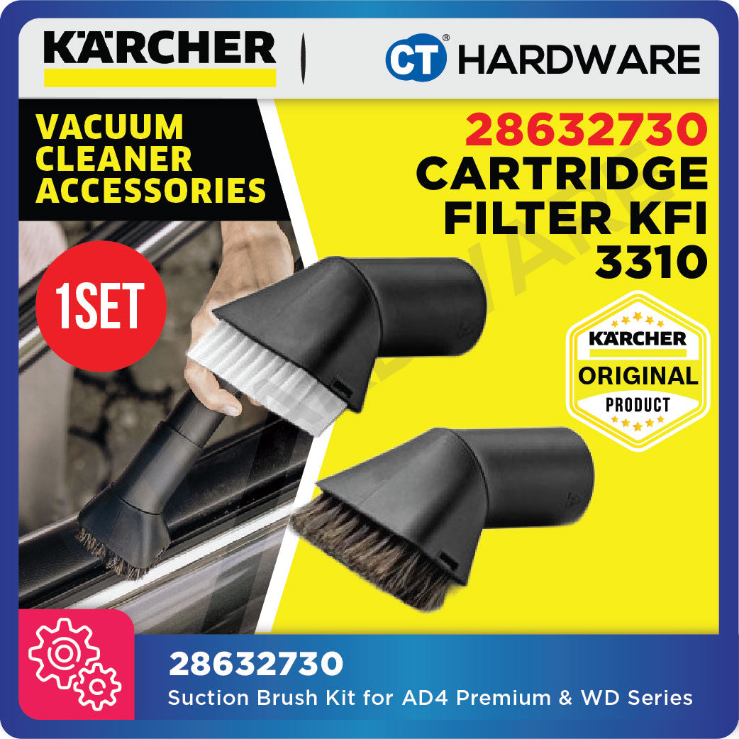 Karcher 28632730 Suction Brush Kit for AD4 Premium / WD Series Vacuum Cleaner