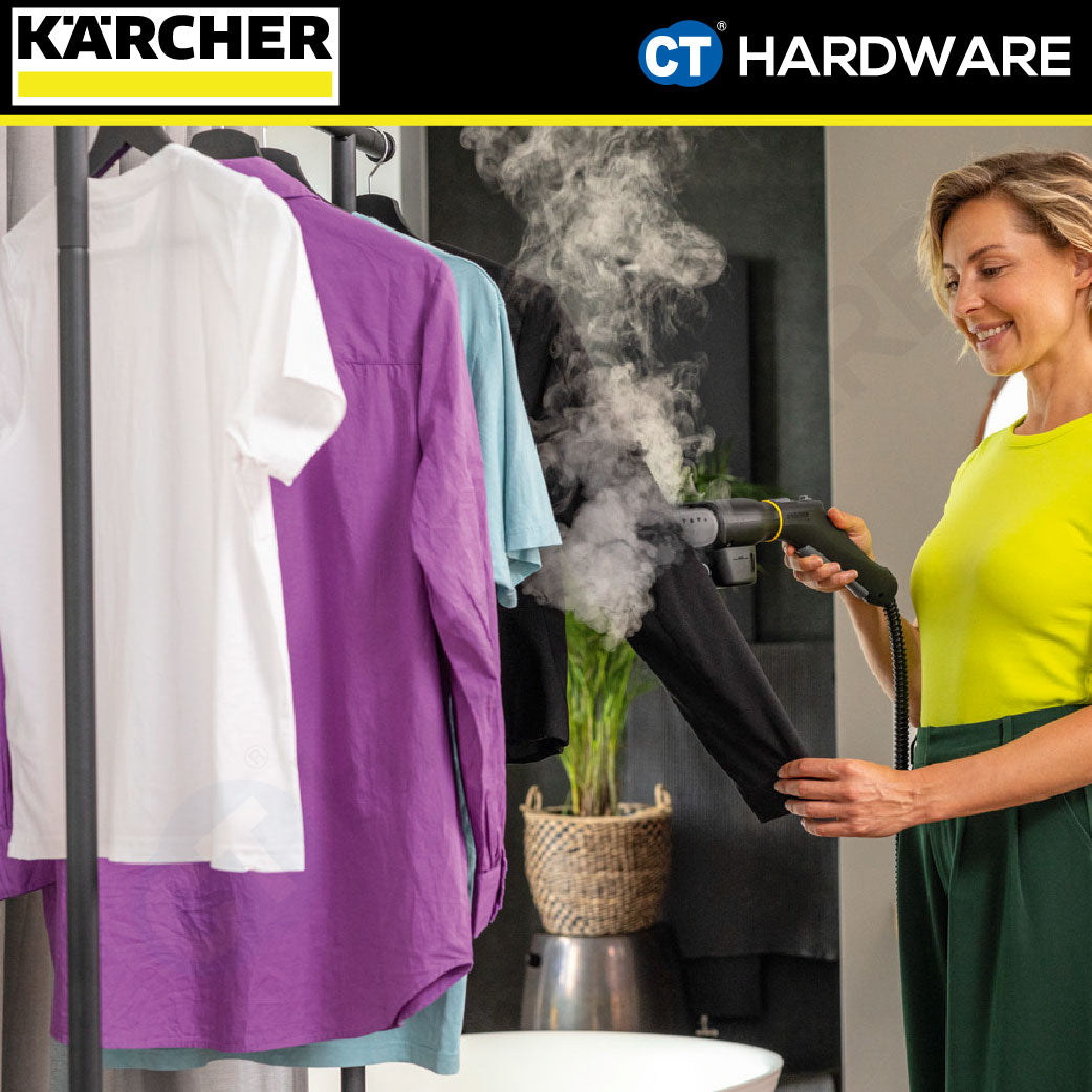 Karcher Microfibre Cloth Set with Garment Steamer for SC Series Steam Cleaner | 28632590 + 28633320 | Offer Set