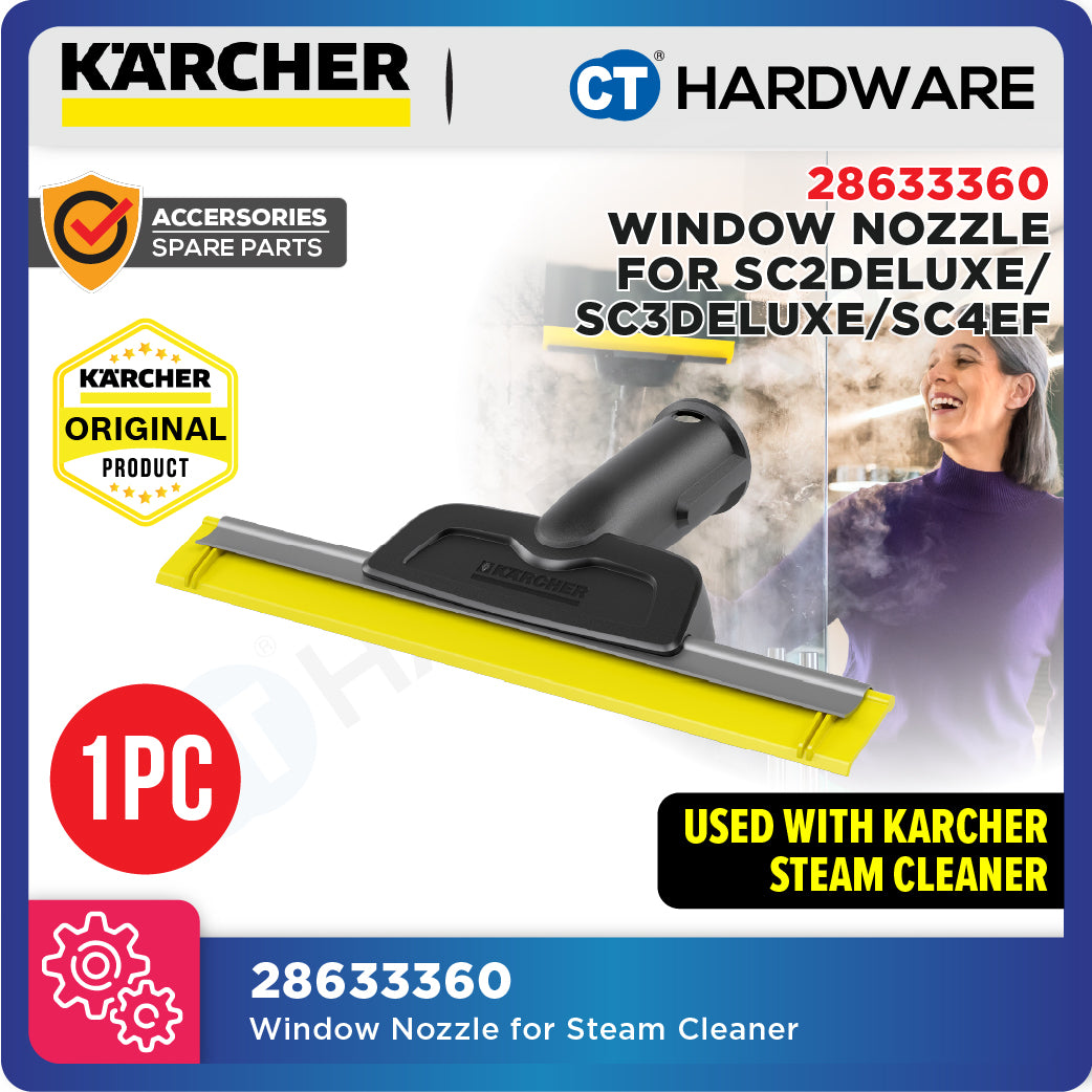 Karcher 28633360 Comfort Window Nozzle for Steam Cleaners