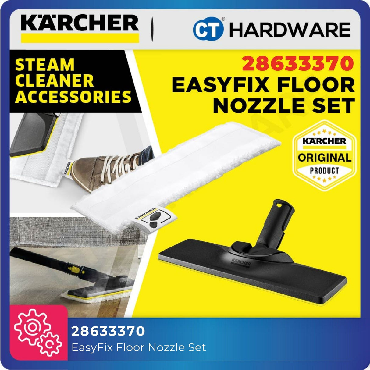 Karcher 28633370 Floor nozzle set EasyFix