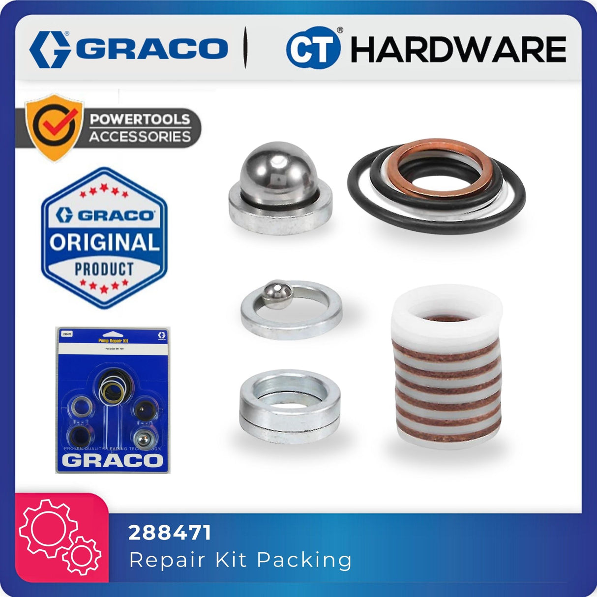 GRACO 288471 Repair Kit Packing