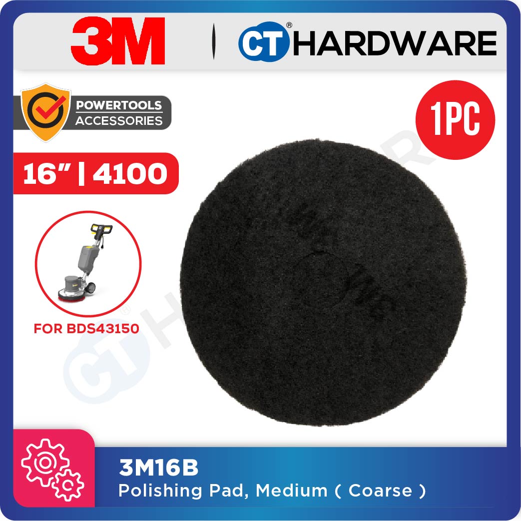 3M ORIGINAL POLISHING PAD 16" FLOOR BUFFING & CLEANING SUITABLE FOR BDS 43/150 C FLOOR POLISHING MACHINE