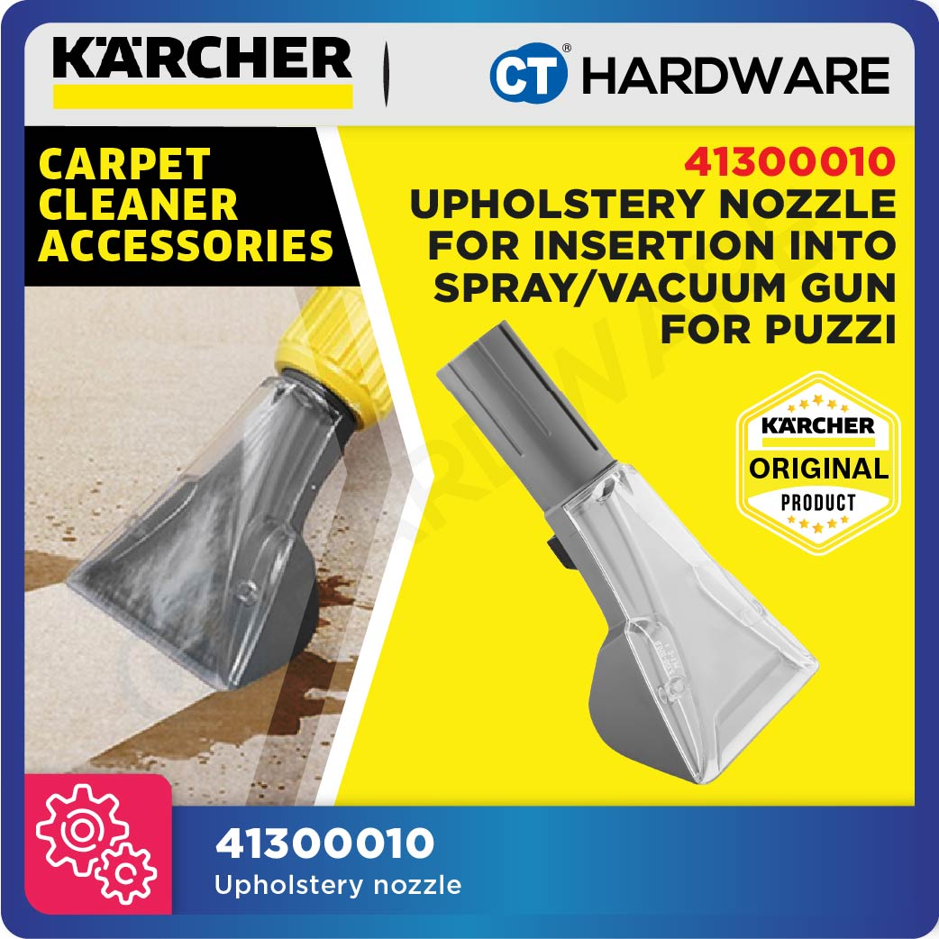Karcher 41300010 Upholstery nozzle for insertion into spray/vacuum gun for Puzzi
