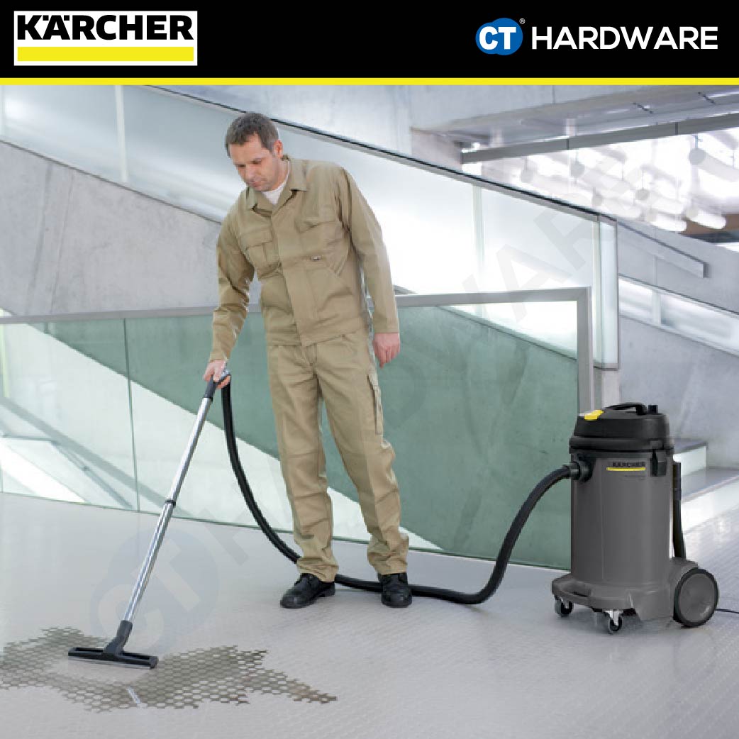 Karcher 44406260 Suction hose with bend, NT, DN 35, length 2.5 m, clip 1.0, bayonet 1.0
