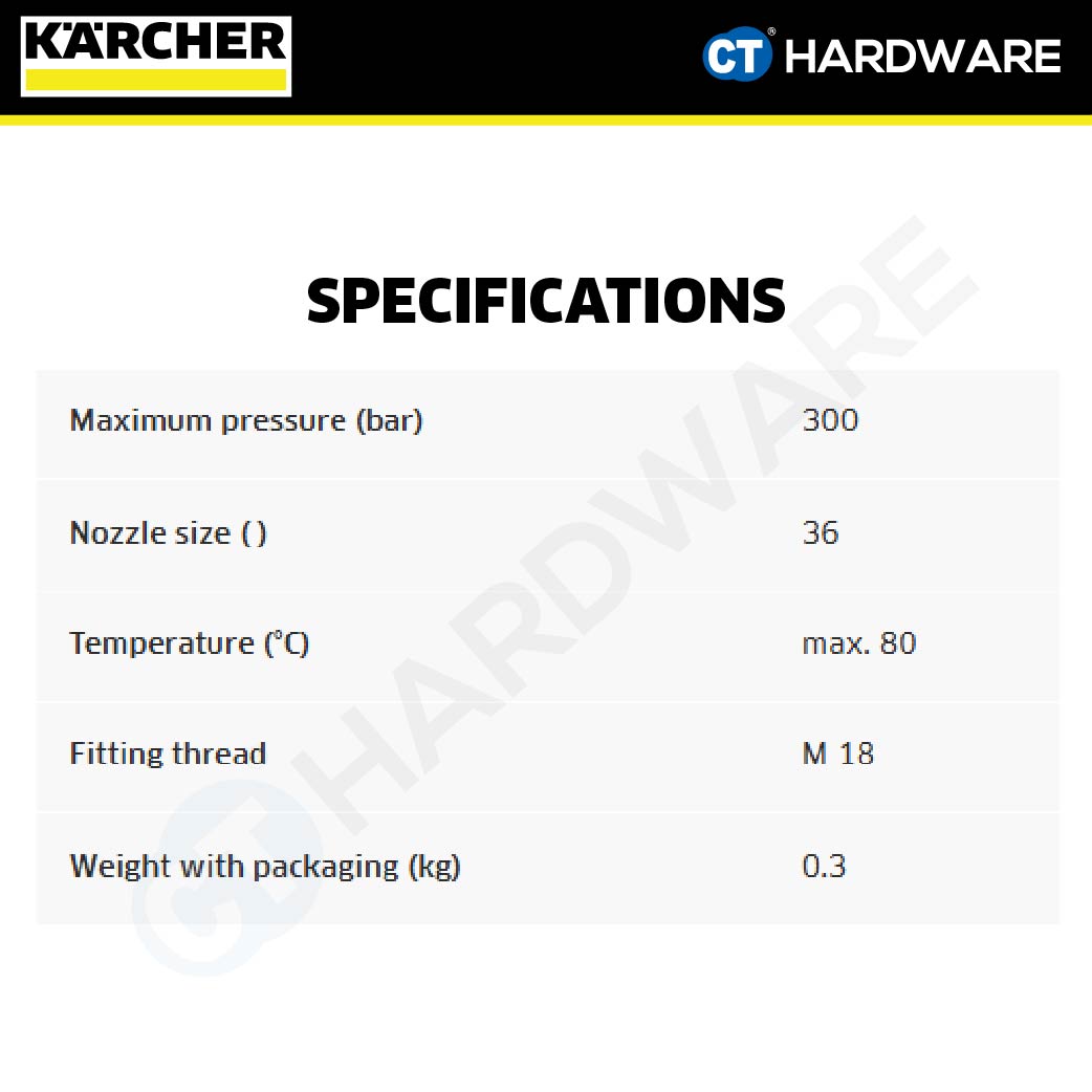 Karcher 47671480 Triple nozzle, 036