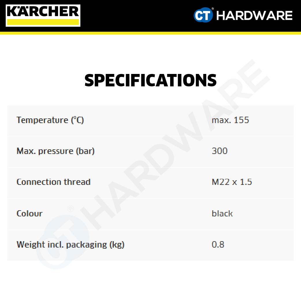 Karcher 47754630 Easy Press HP trigger gun with soft grip